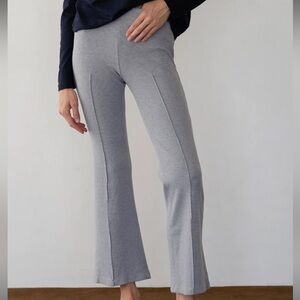 DONNI. Light Gray Cropped Pants